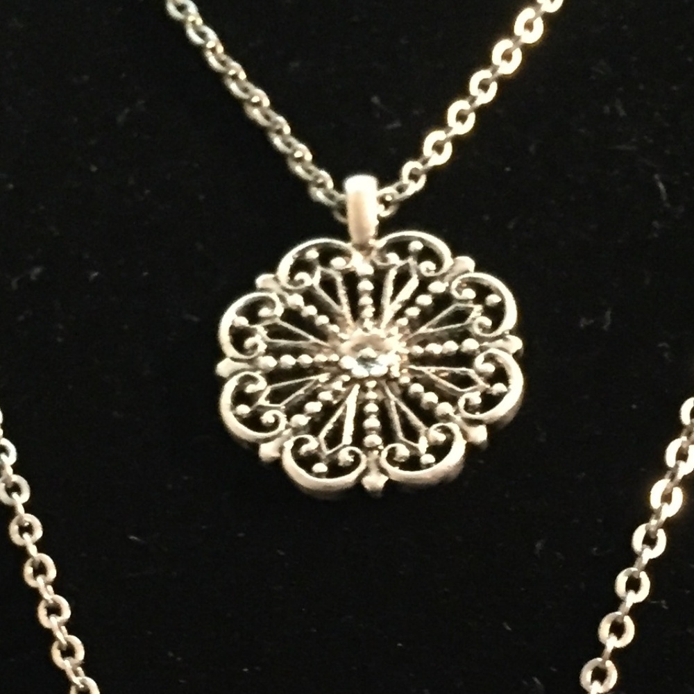 Lucky Brand Two Strand Two Pendant Necklace - Picture 4 of 4
